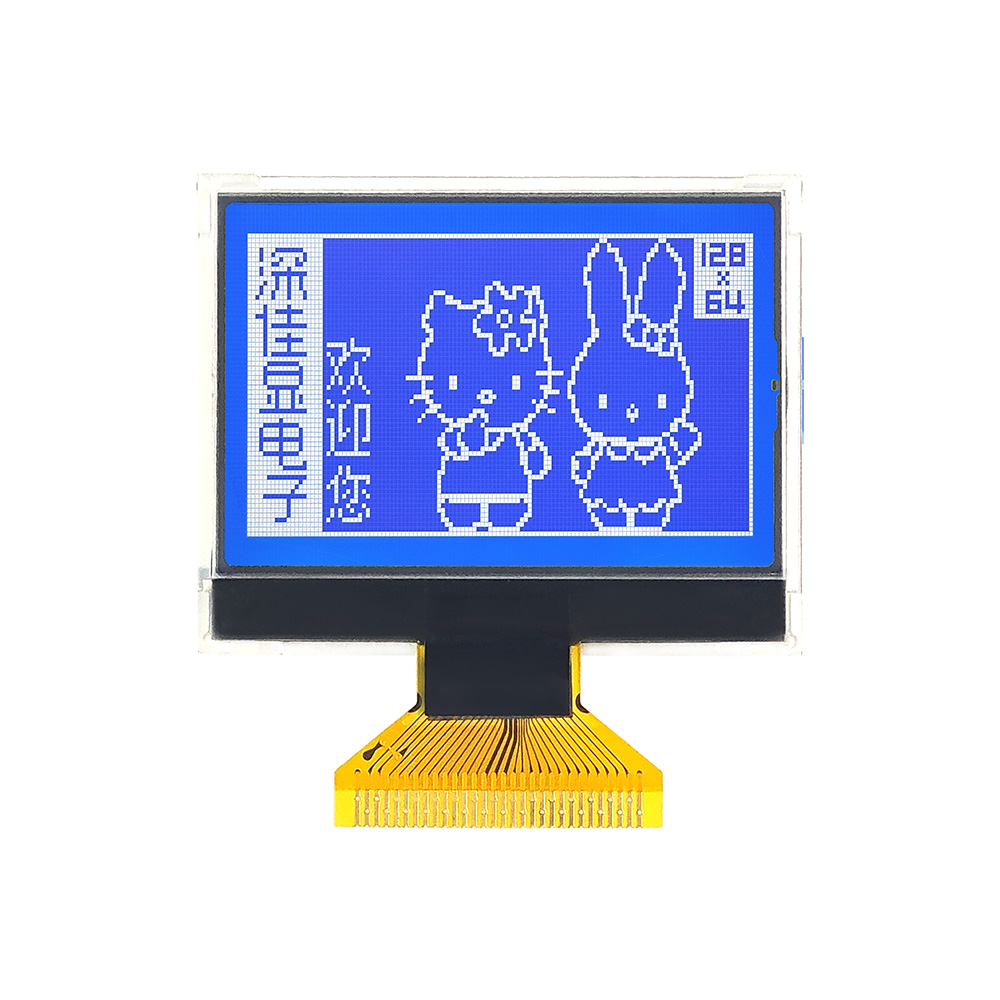 square graphic cog lcd display