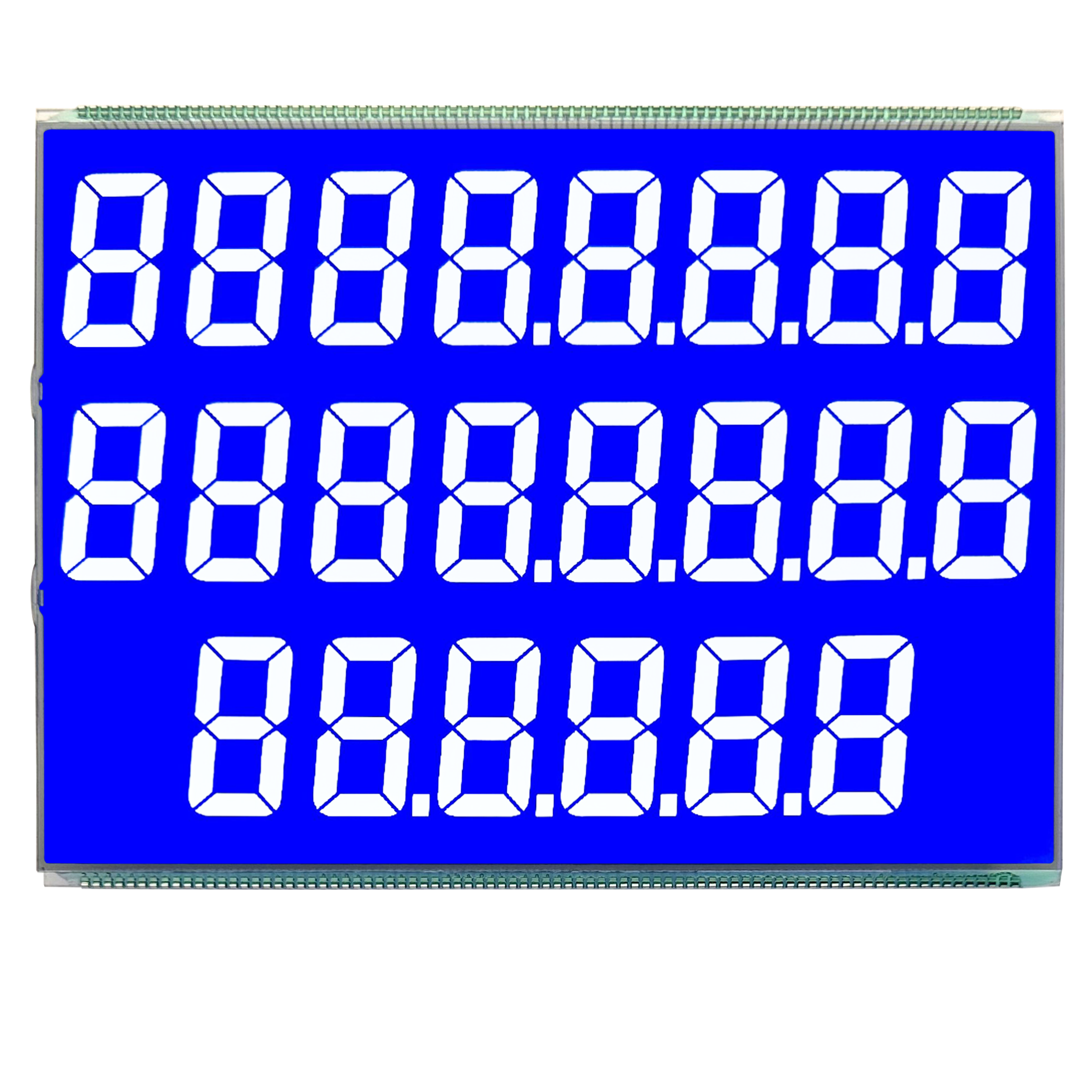 7 Segment LCD Display Working