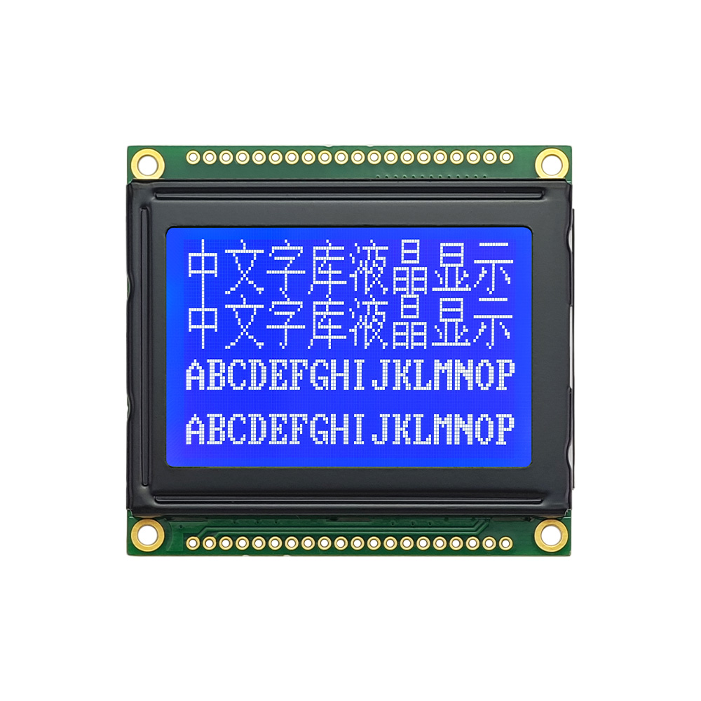 LCD zeigt monochrom an