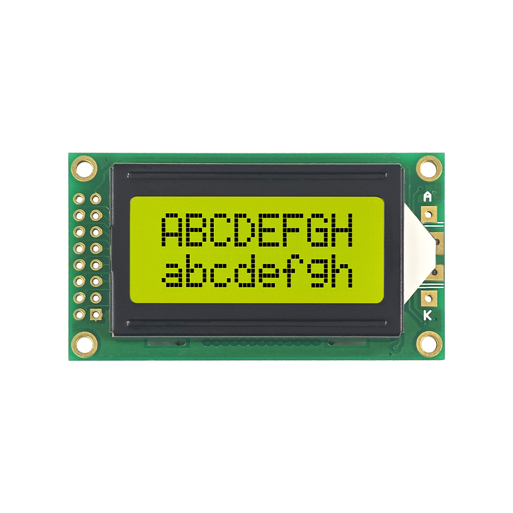 Character LCD Display Pinout - SJXD0802A-1