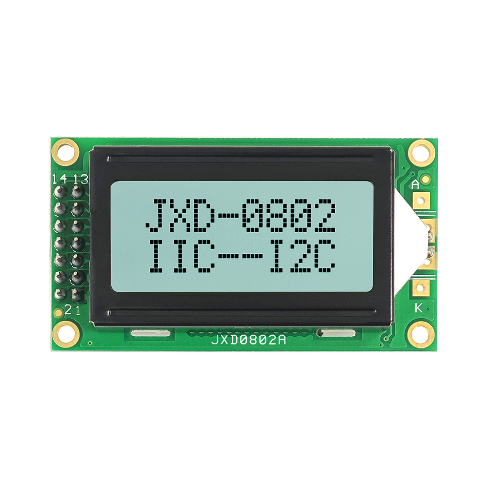 Caractères spéciaux sur l'écran LCD - JXD0802A-IIC