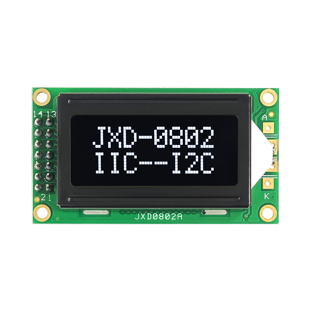 ランダムな文字を表示する LCD - JXD0802A-IIC