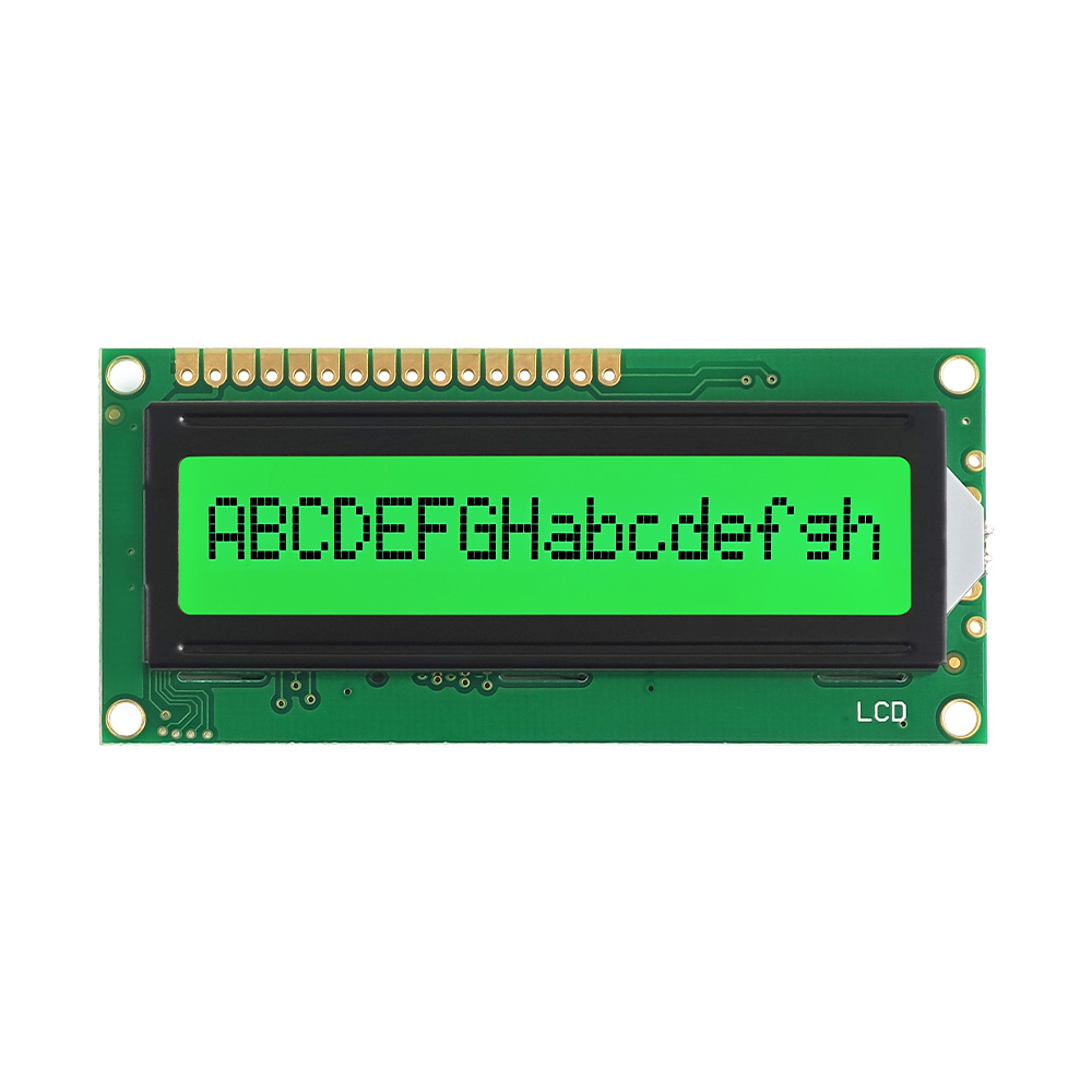 Green Character LCD Display - JXD1601A